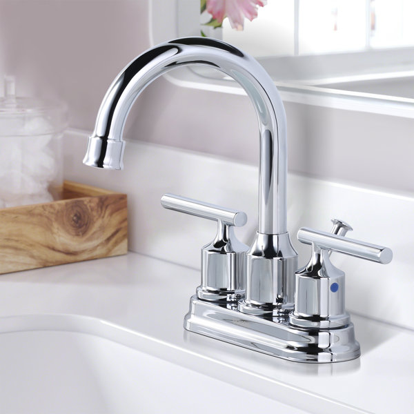 WOWOW Centerset 2-handle Bathroom Faucet with Drain Assembly & Reviews ...